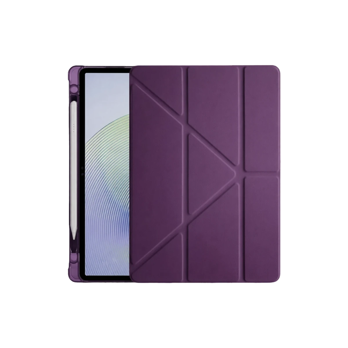 Xiaomi Redmi Pad 2 Kalemlikli Mars Tablet Kılıfı - Mürdüm