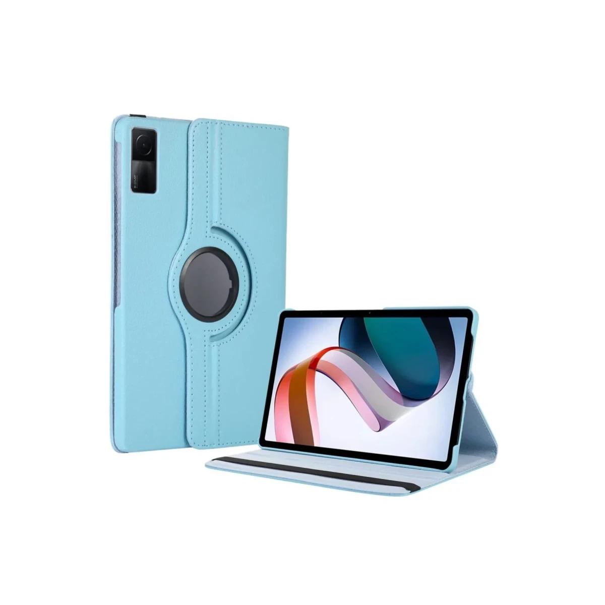Xiaomi Redmi Pad SE 4G Kılıf 360 Tablet Deri Kılıf - Turkuaz