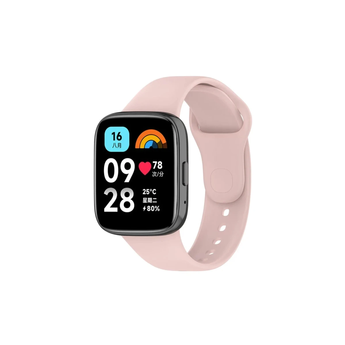 Xiaomi Redmi Watch 3 Active Klasik Kordon - Pudra