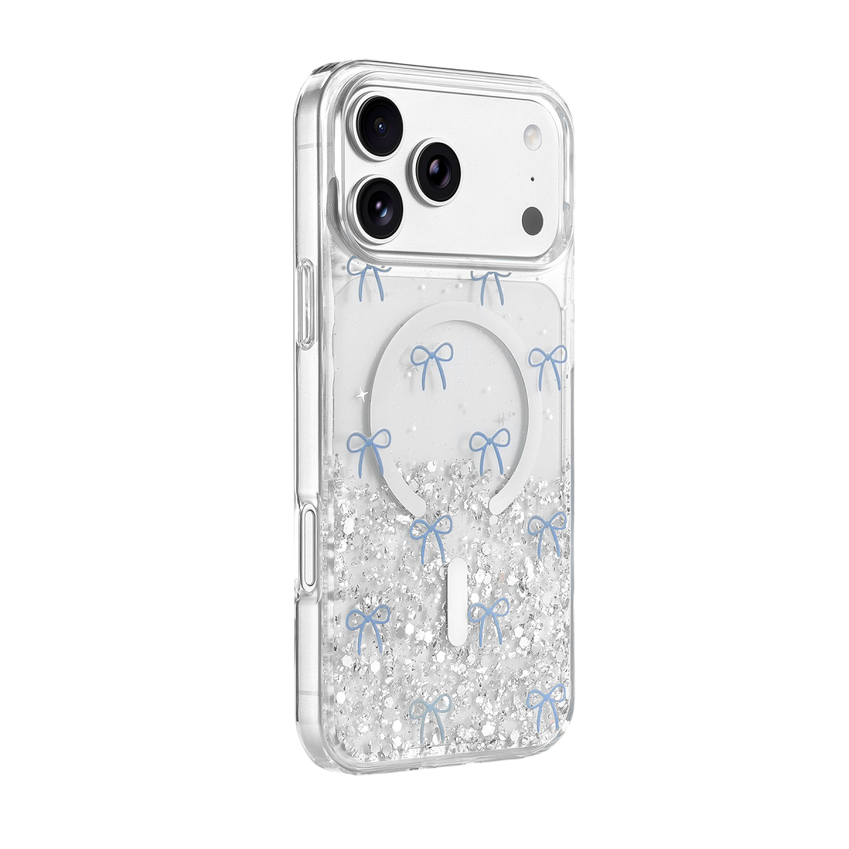 Onegif Apple iPhone 17 Pro Max Misk Simli Magsafe Kapak - Desen 3