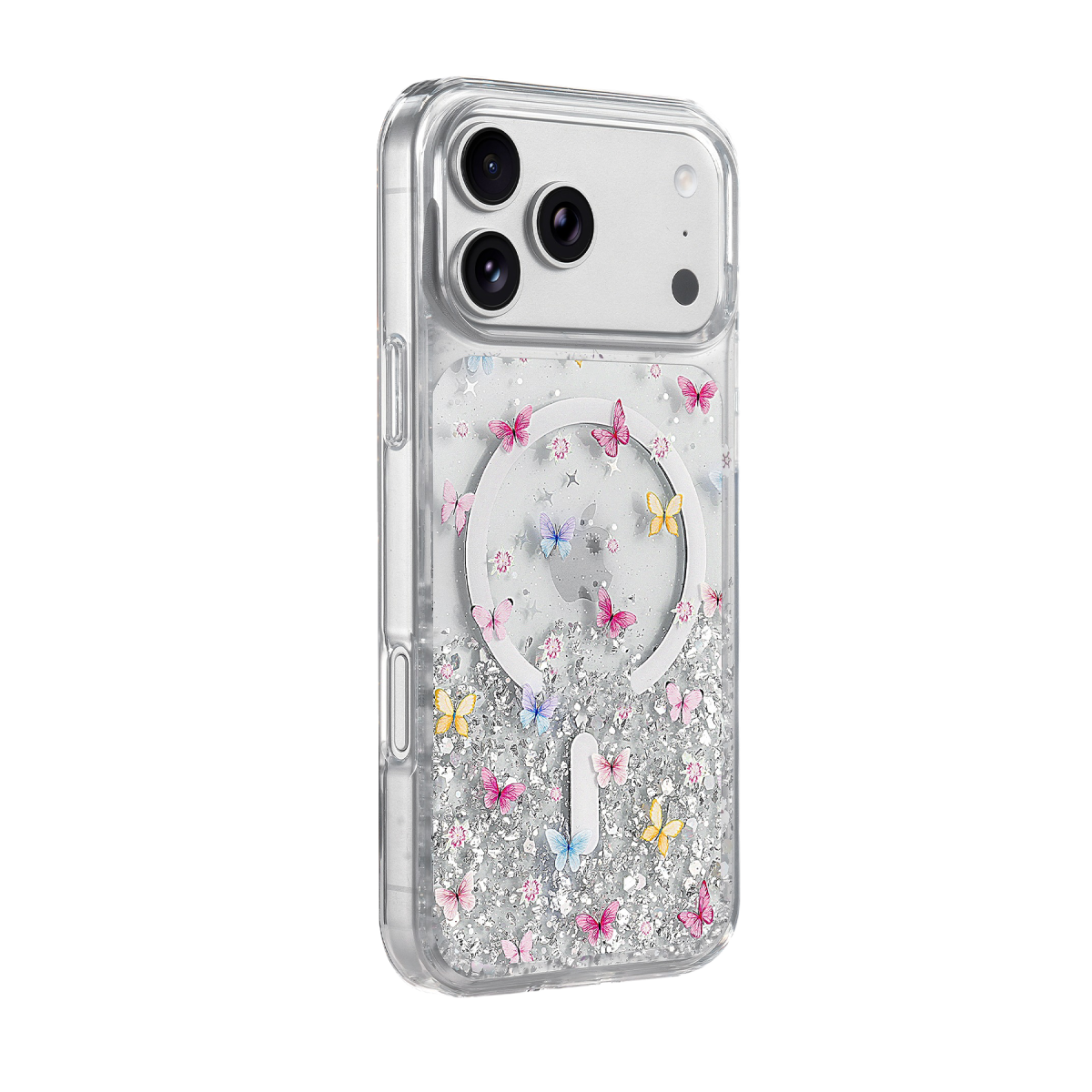 Onegif Apple iPhone 17 Pro Max Misk Simli Magsafe Kapak - Desen 4