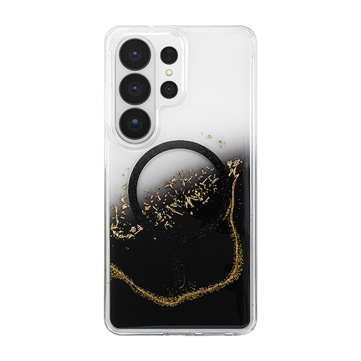 Onegif Samsung Galaxy S26 Ultra Lotus Simli Magsafe Kapak - Siyah