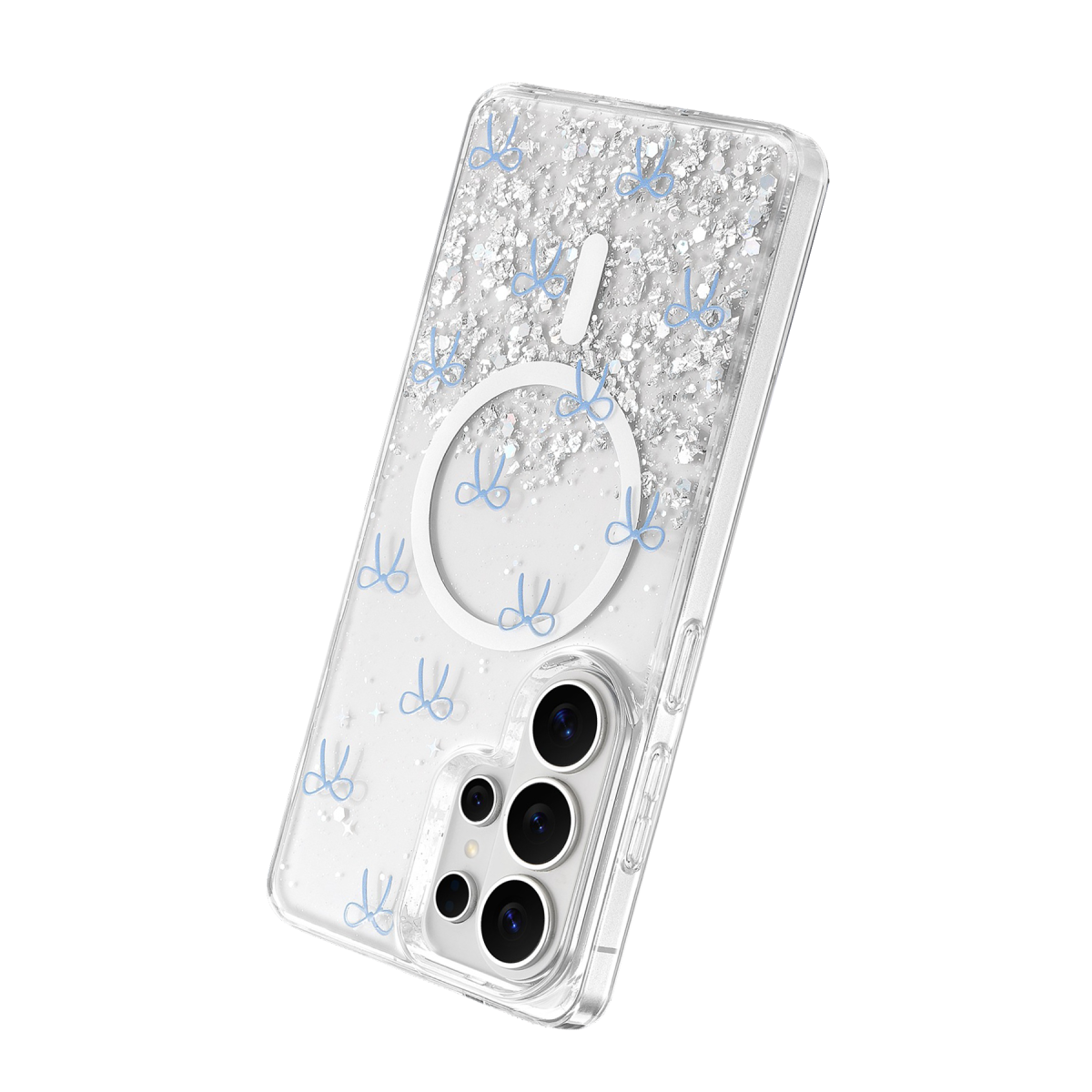Onegif Samsung Galaxy S26 Ultra Misk Simli Magsafe Kapak - Desen 3