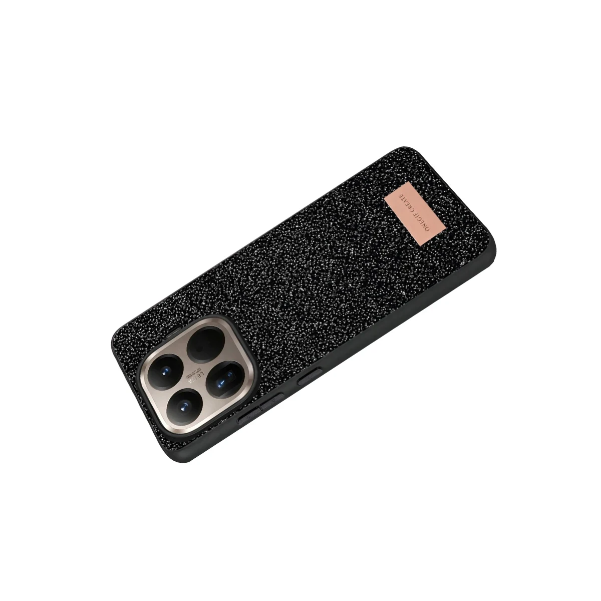 Onegif Xiaomi Mi 15T Pro Bright Simli Kapak - Siyah