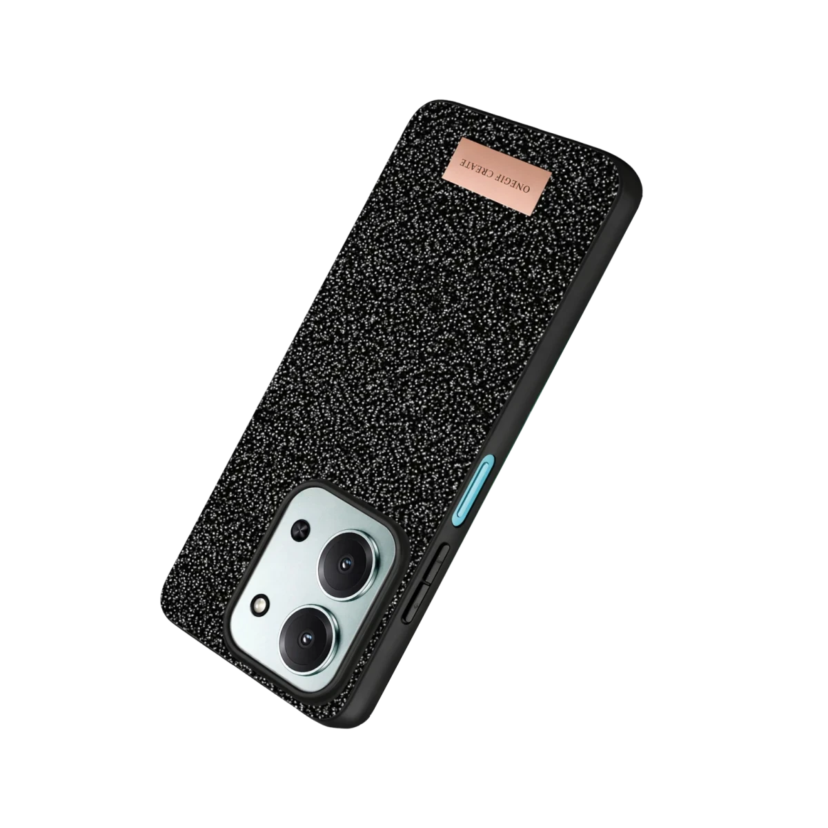 Onegif Xiaomi Redmi 15C 4G Bright Simli Kapak - Siyah