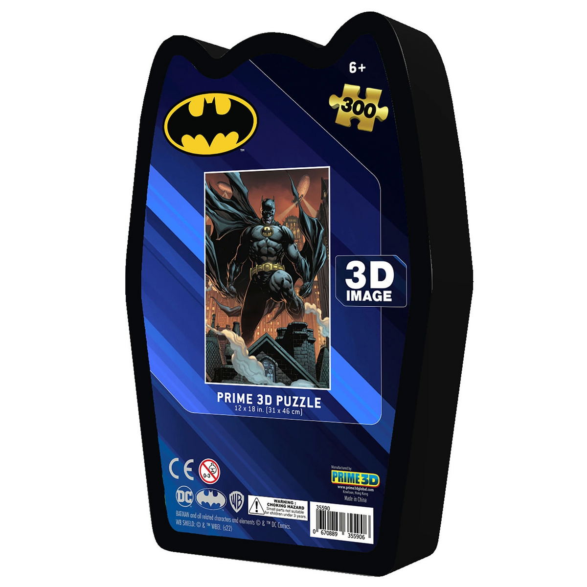 Prime 3D - Batman 300 Parça Puzzle 35590 - Metal Kutu