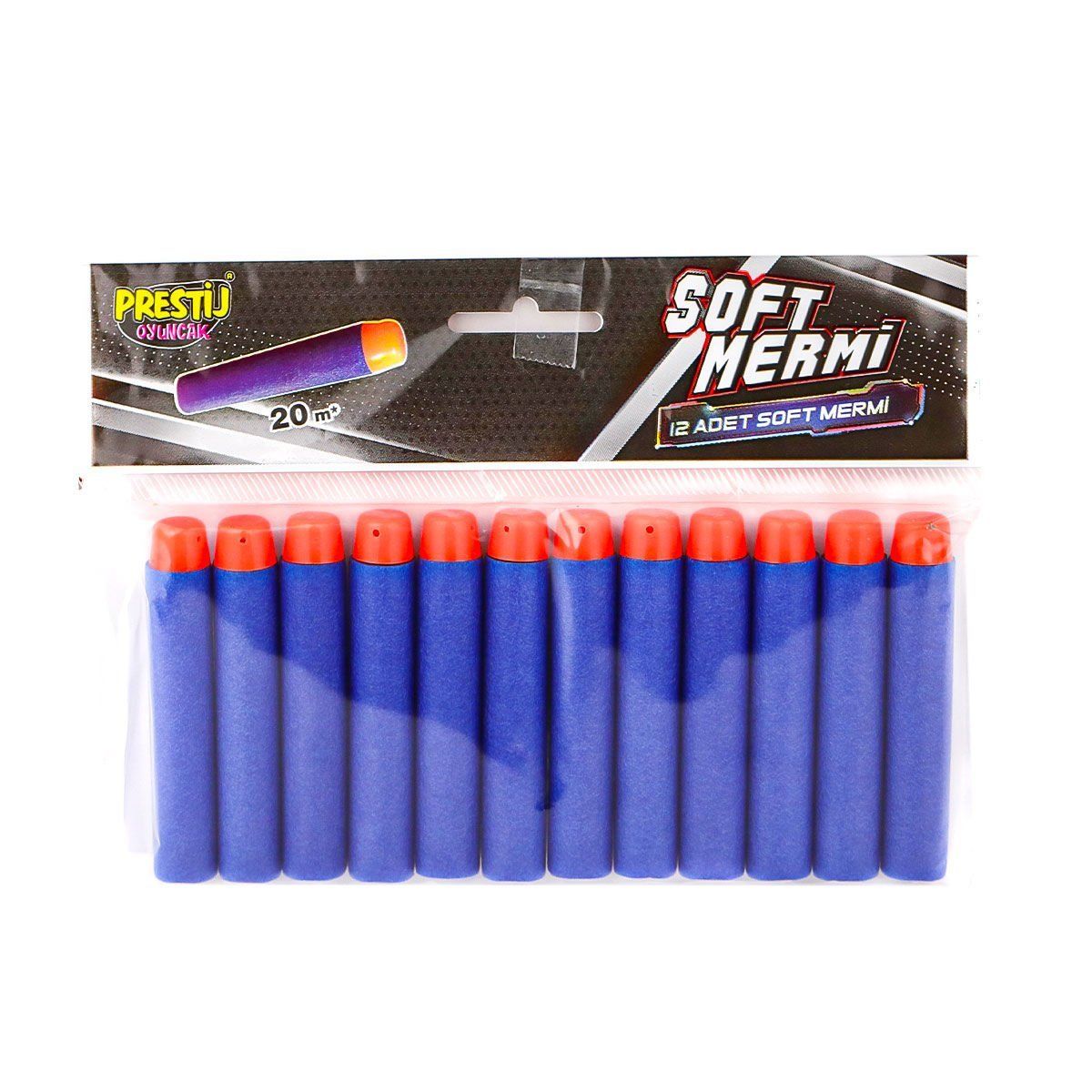 FAB BK 001 Yedek Yumuşak Dart Mermisi 12 Adet Soft Mermi