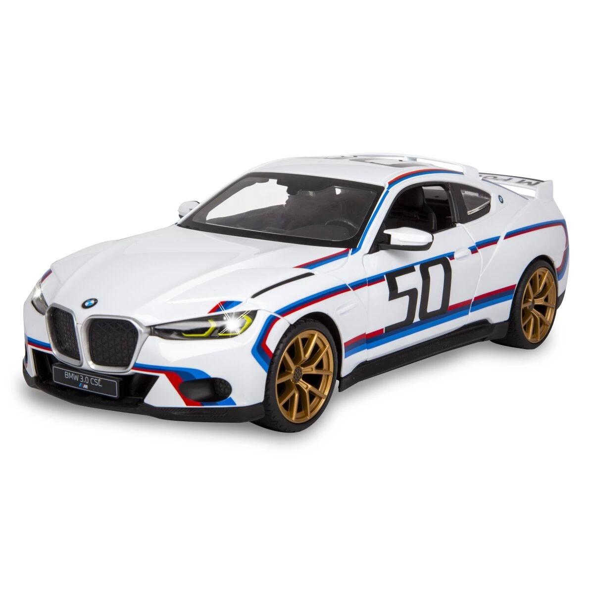 Rastar 1/14 F/F BMW 3.0 CSL 2.4GHZ Işıklı Uzaktan Kumandalı Araba - S00092800