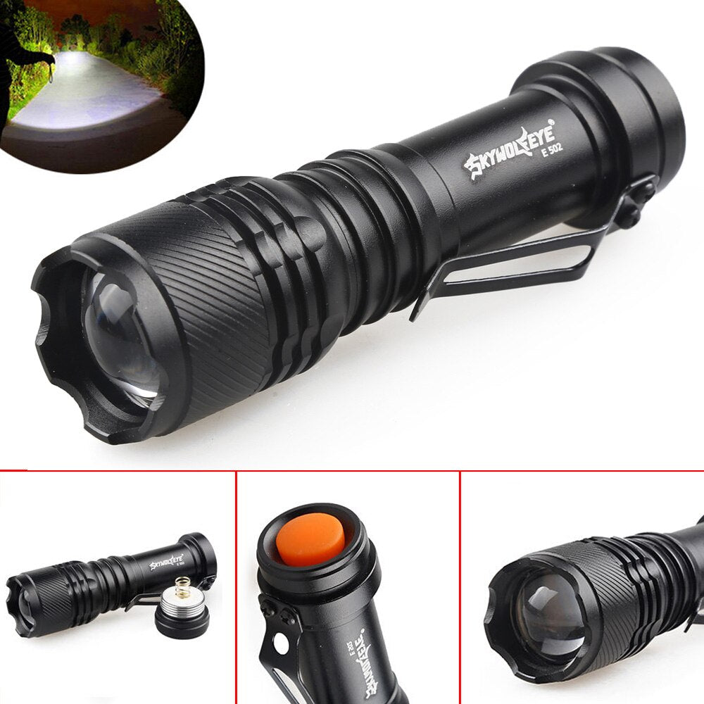 Şarjlı Mini Led El Feneri Cree Led 500 Lumens (4887)