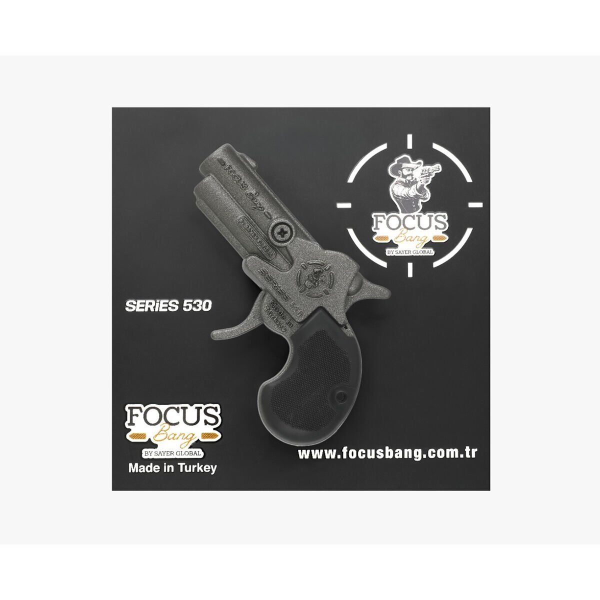 530 FOCUS BANG OYUNCAK TABANCA SERİES 530 BLACK-FÜME-SATEN