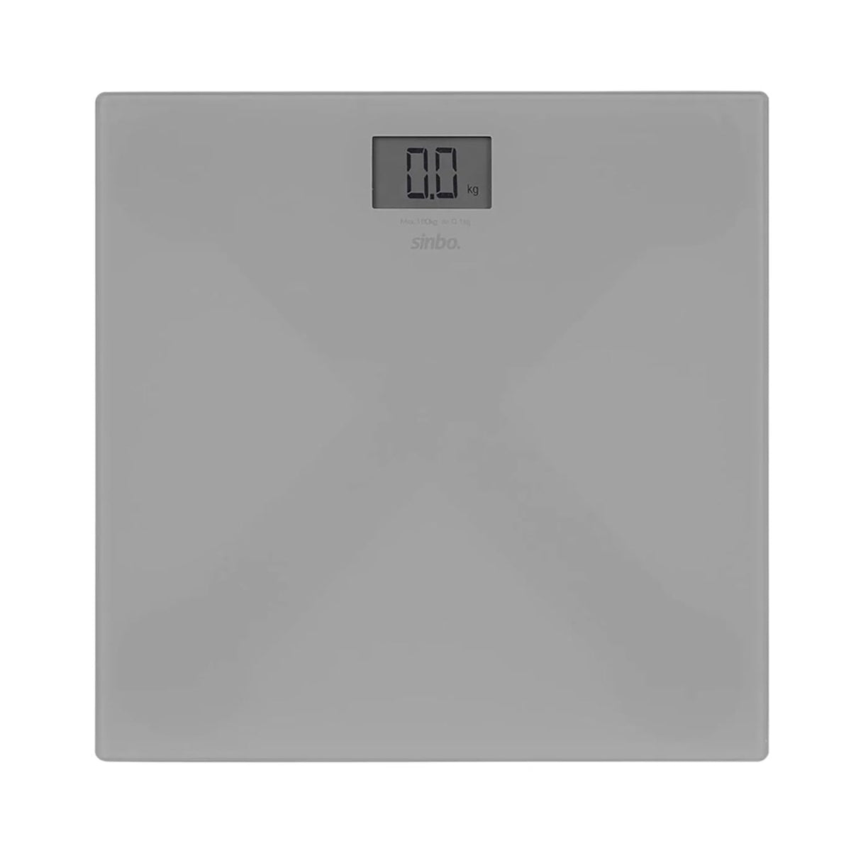 SİNBO SBS-4451 DİJİTAL - PİLLİ GRİ CAM BANYO BASKÜL TERAZİ TARTI LCD EKRAN 180KG/100GR 26X26CM (4887)