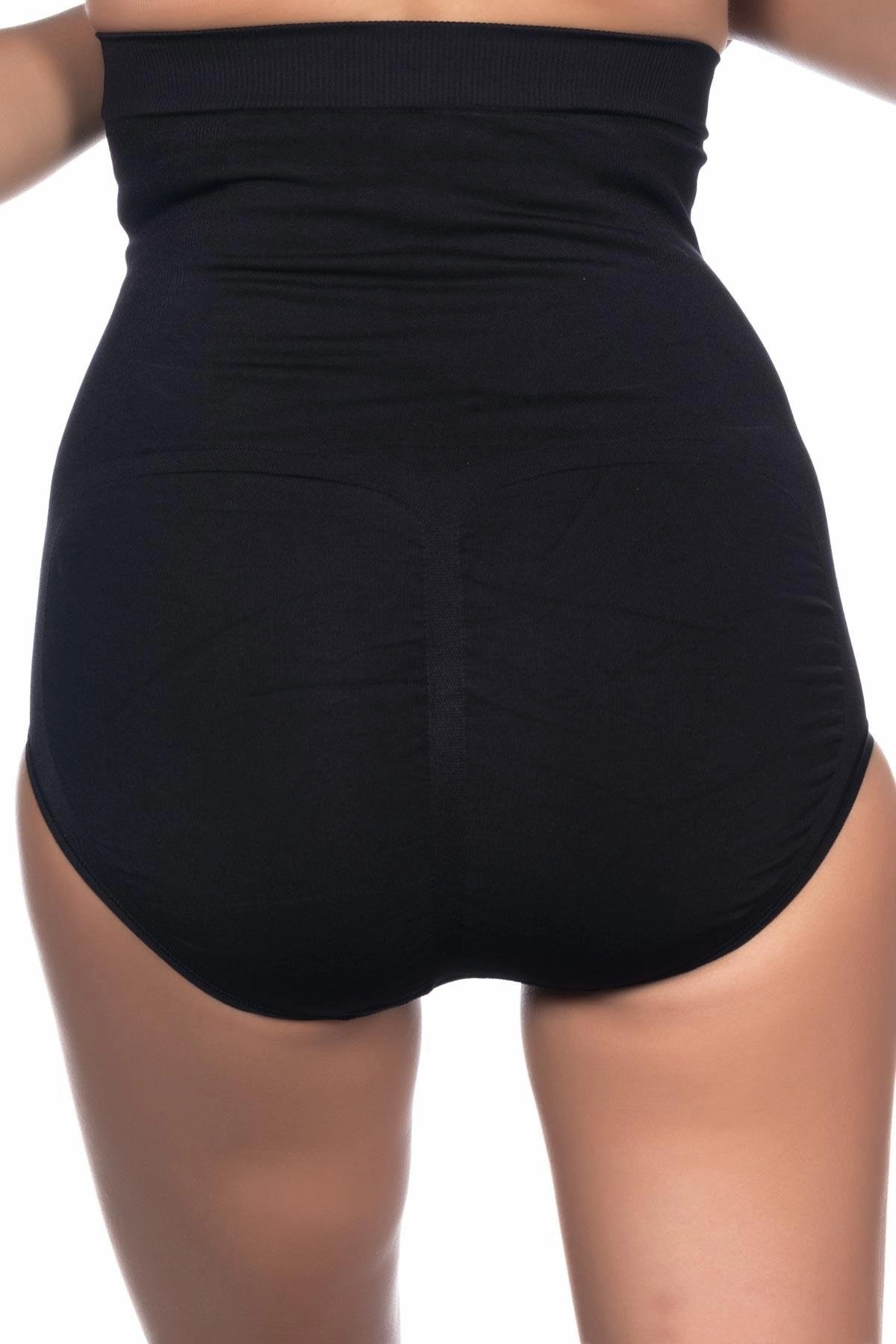 Yüksek Bel Slıp Korse - Siyah - KLBN29301