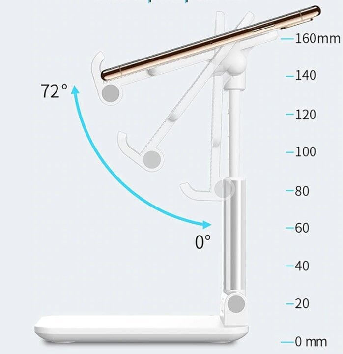 Katlanabilir Masaüstü Telefon Tutucu Stand CM-280
