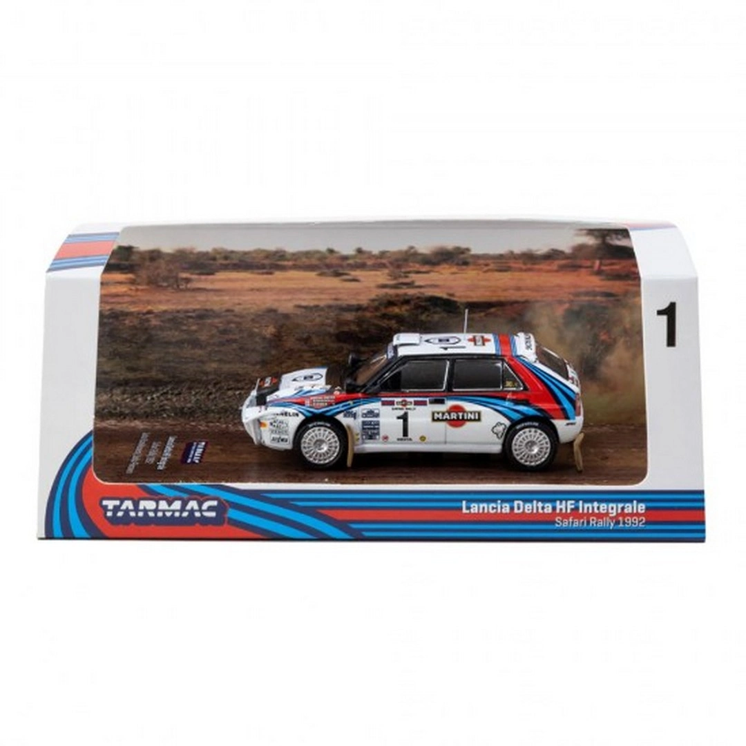 Tarmac Works 1/64 Lancia Delta HF Integrale Safari Rally 1992 #1