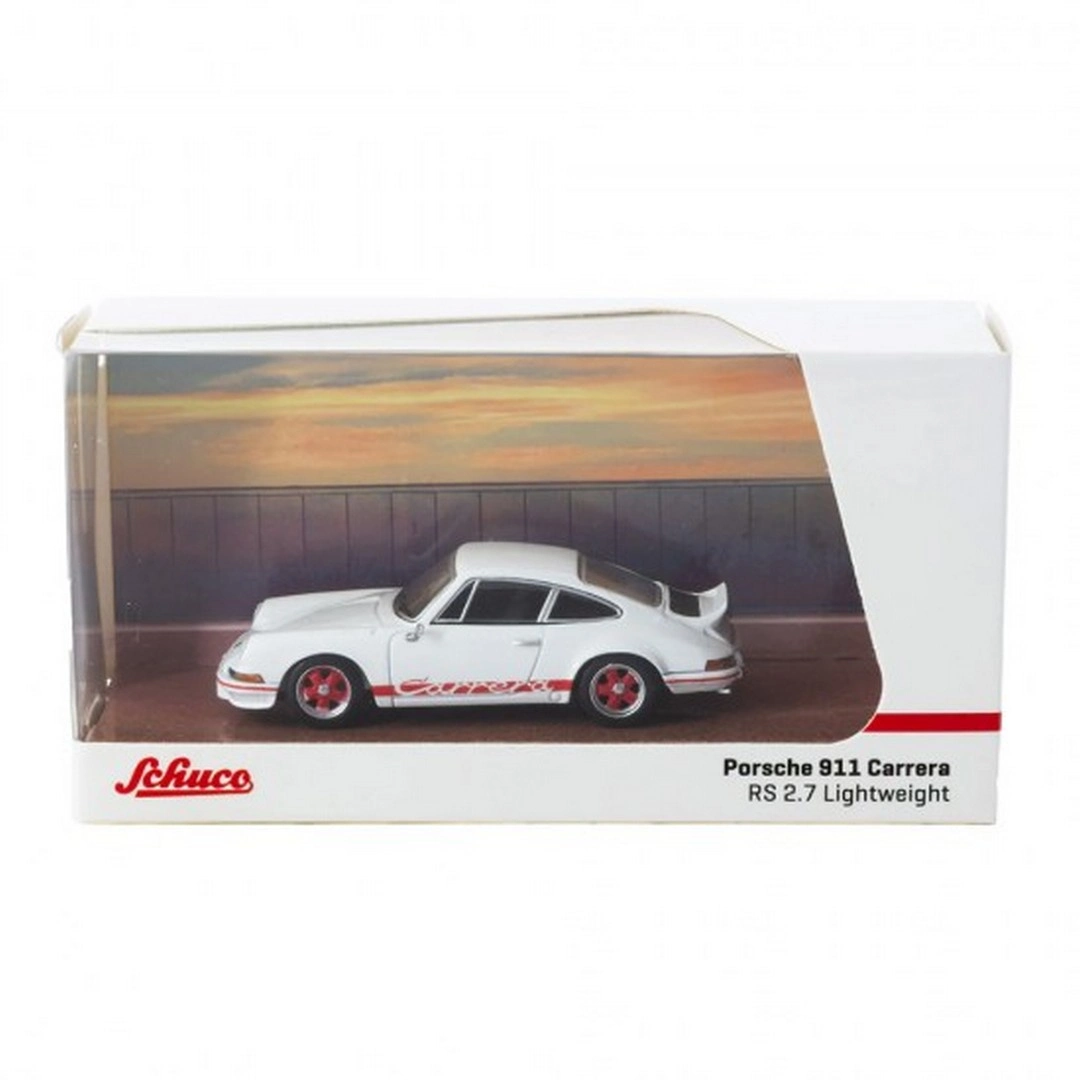Tarmac Works 1/64 Porsche 911 Carrera RS 2.7 Lightweight White/Red