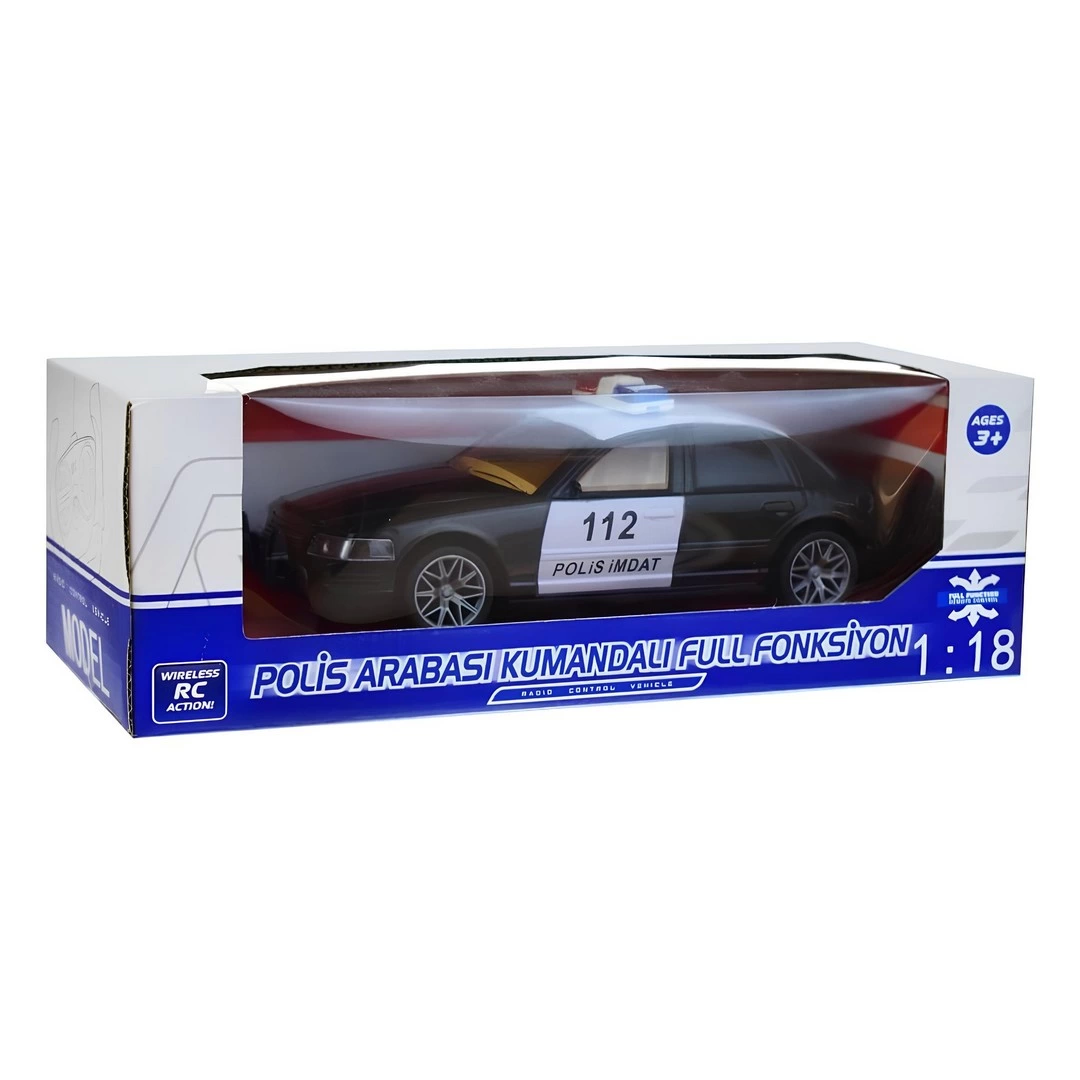 Uzaktan Kumandalı Pilli Polis Aracı - TC-125P