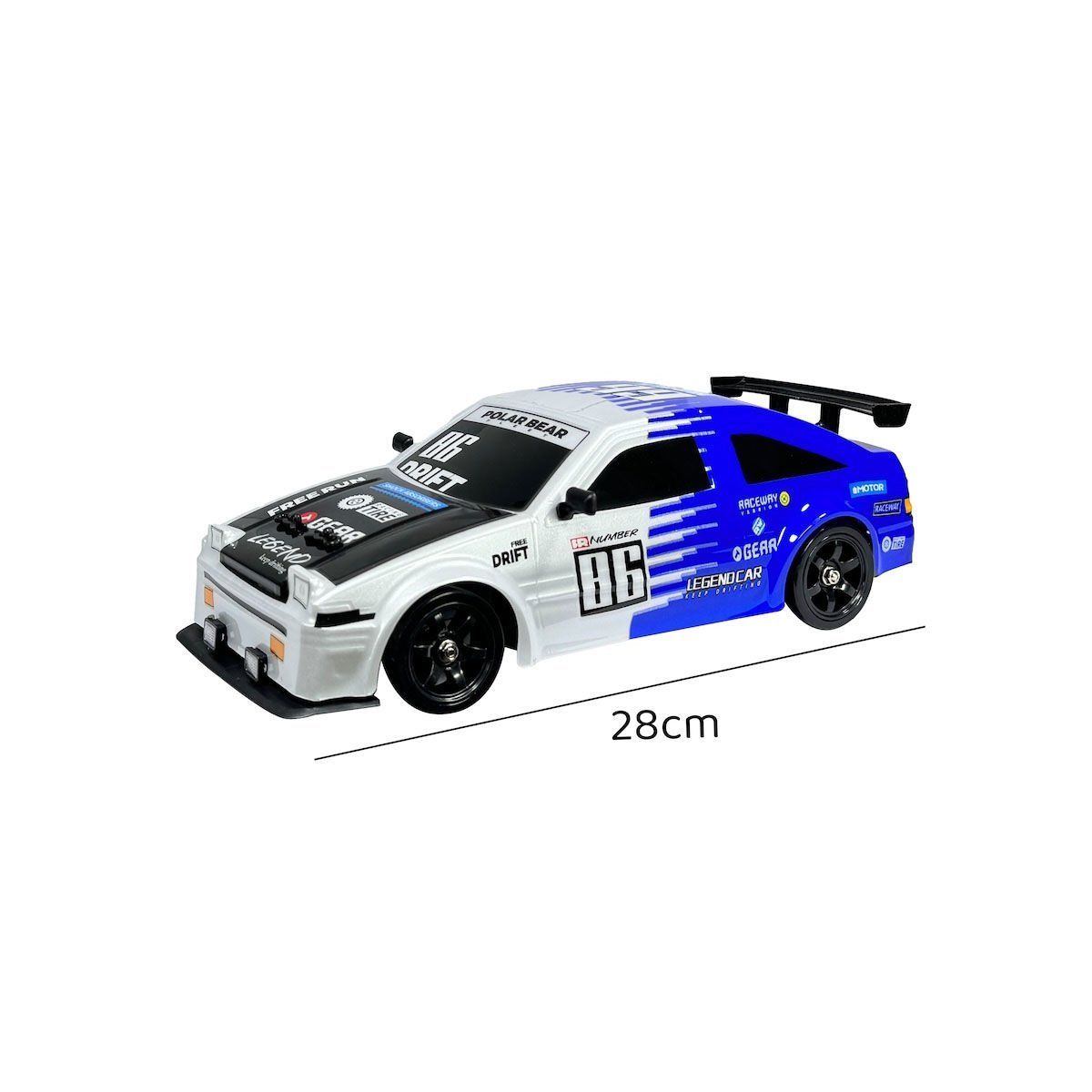 HB-SC16A07 Kumandalı 4x4 Drift Araba Işıklı ve Buharlı 1:16