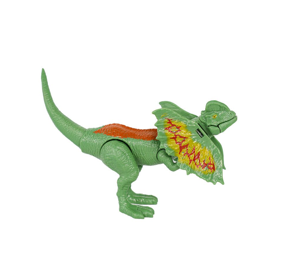 Hareketli Dinozor Figür Yeşil Dilophosaurus