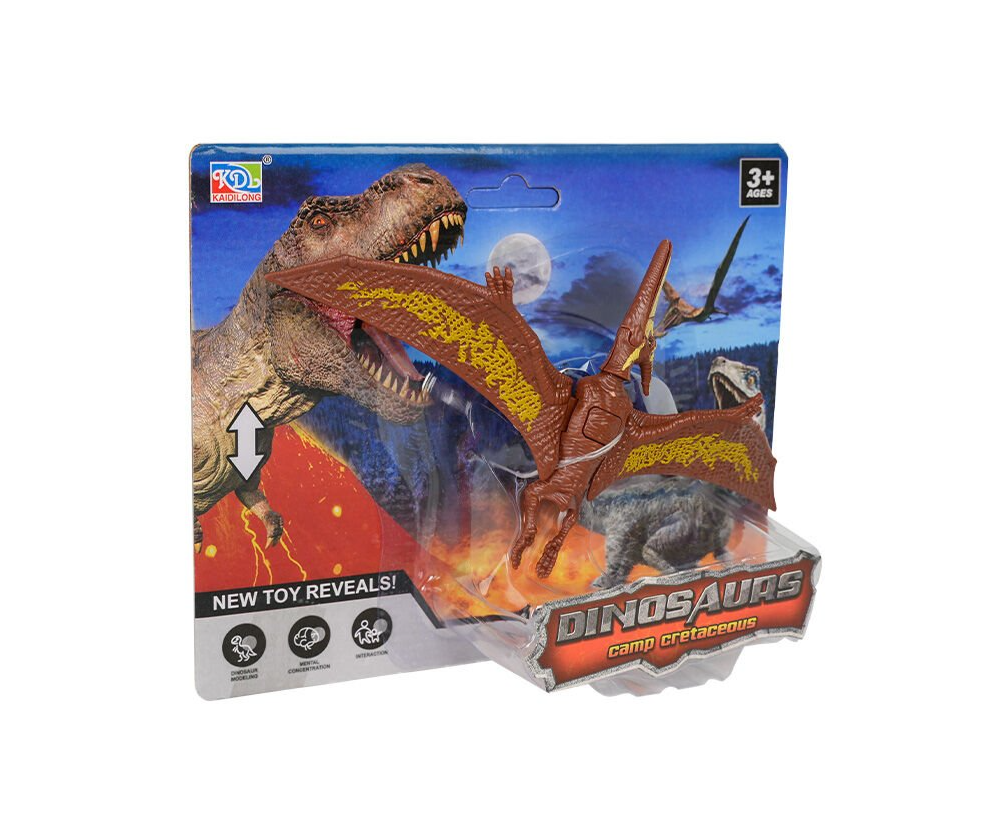 Hareketli Dinozor Figür Kahverengi Piterasaurus