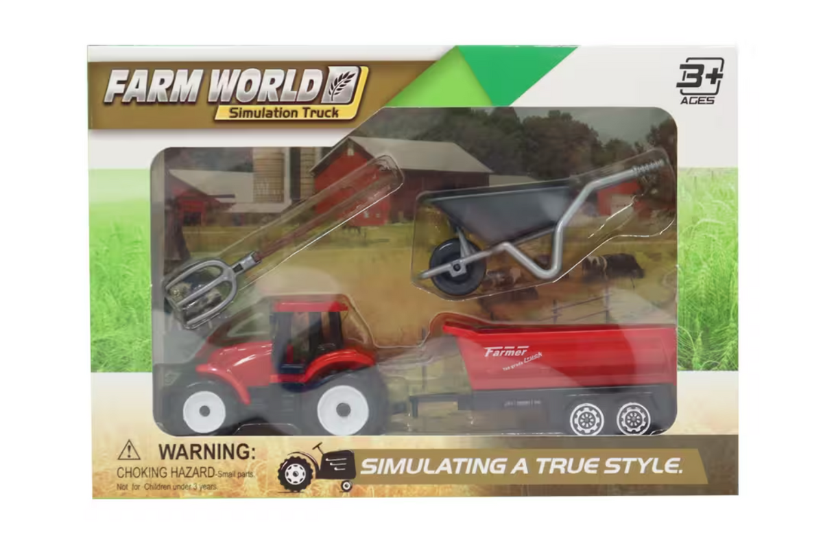 Farm World Traktörlü Çiftlik Seti
