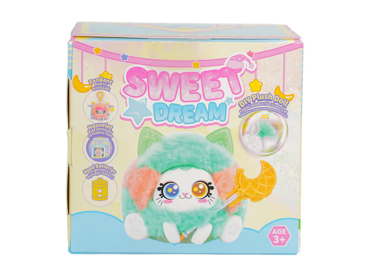 Sweet Dream Kendin Yap Charm Kedi Anahtarlık