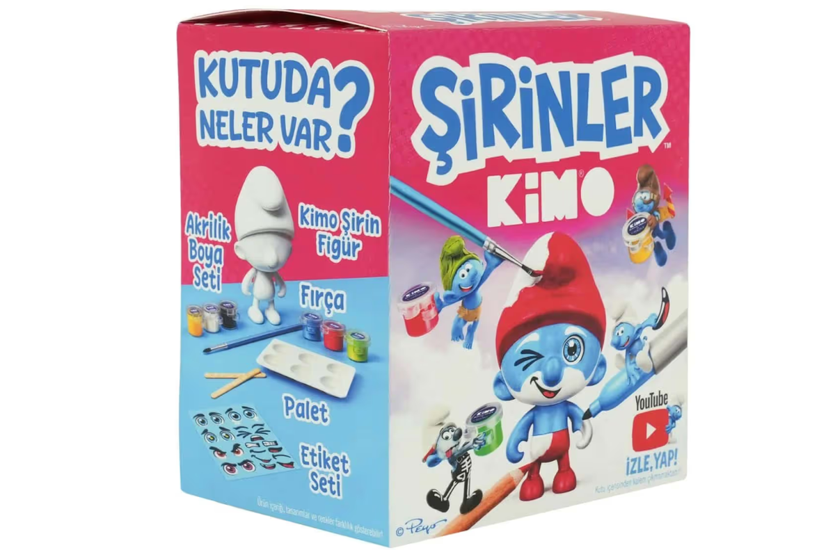 Kimo Şirinler Sürpriz Figür Tasarım Seti