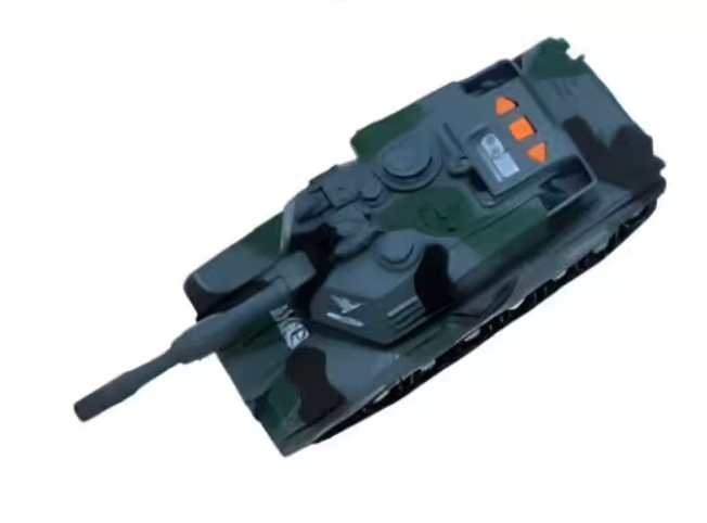 Sürtmeli Sesli ve Işıklı Gri Tank