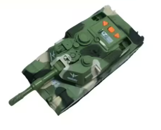 Sürtmeli Sesli ve Işıklı Yeşil Tank