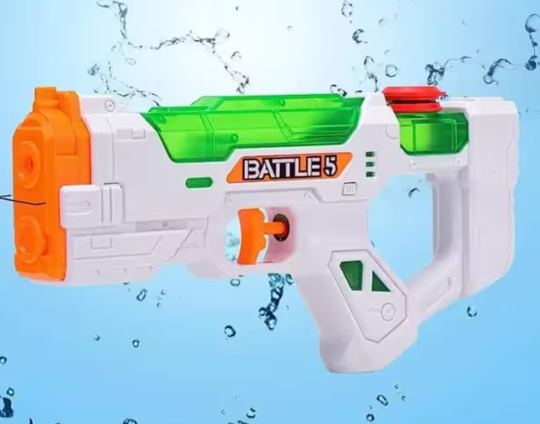Water Warfare 25 cm İki Atış Modlu Su Tabancası Yeşil - Beyaz