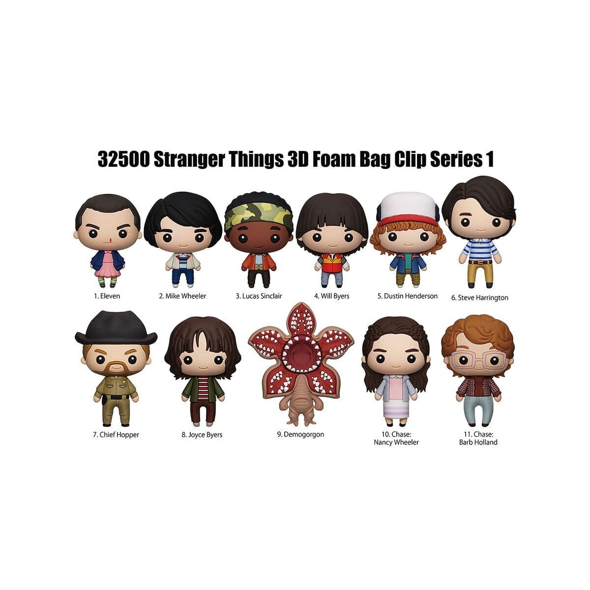 MONO32500 Monogram Stranger Things Klipsli Figür Seri 1  - Sürpriz Paket - 1 Adet Fiyatıdır