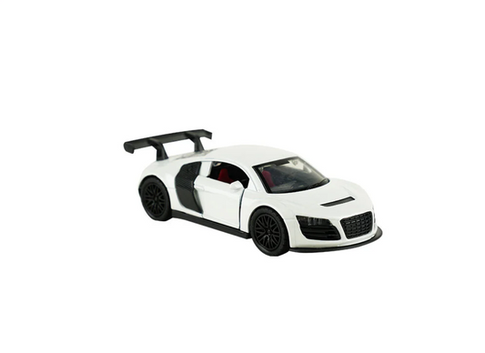 Die Cast Metal Çek Bırak Beyaz Spor Araba
