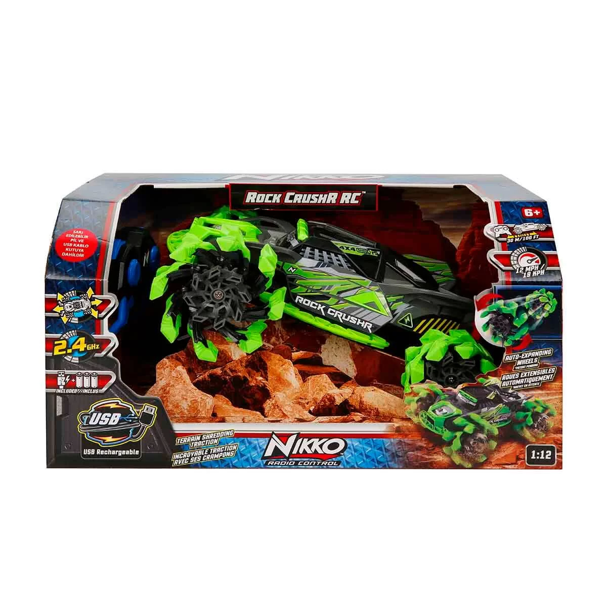 1:12 Nikko Rock CrushR RC Uzaktan Kumandalı Araba - S00010210