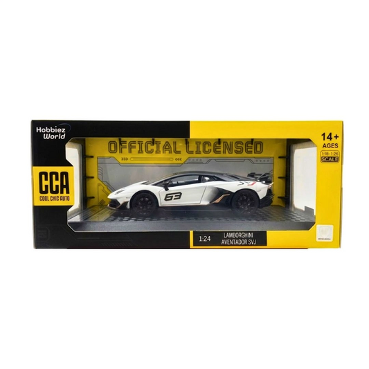 1/24 Lamborghini Aventador SVJ Model Araba 68269A