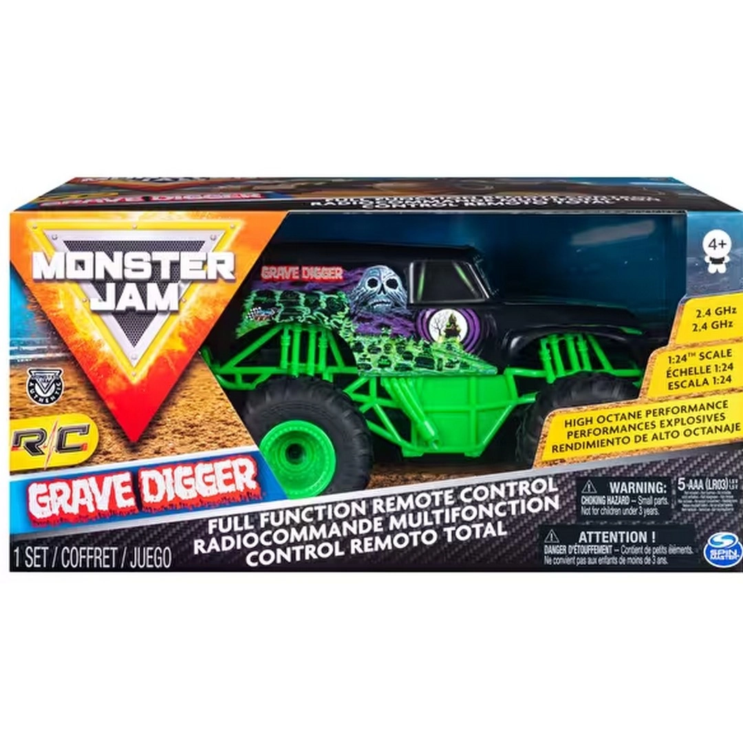 1/24 Monster Jam Grave Digger Uzaktan Kumandalı Canavar Kamyon