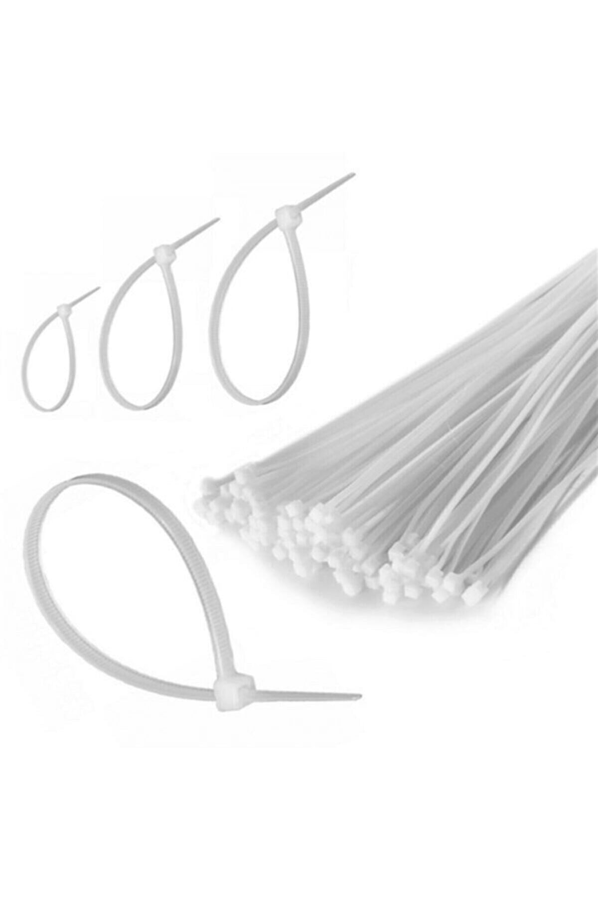 100 Adet Plastik Cırt Kelepçe Kablo Bağı Kablo Düzenleyici- 3.6 X 150 MM (4887)