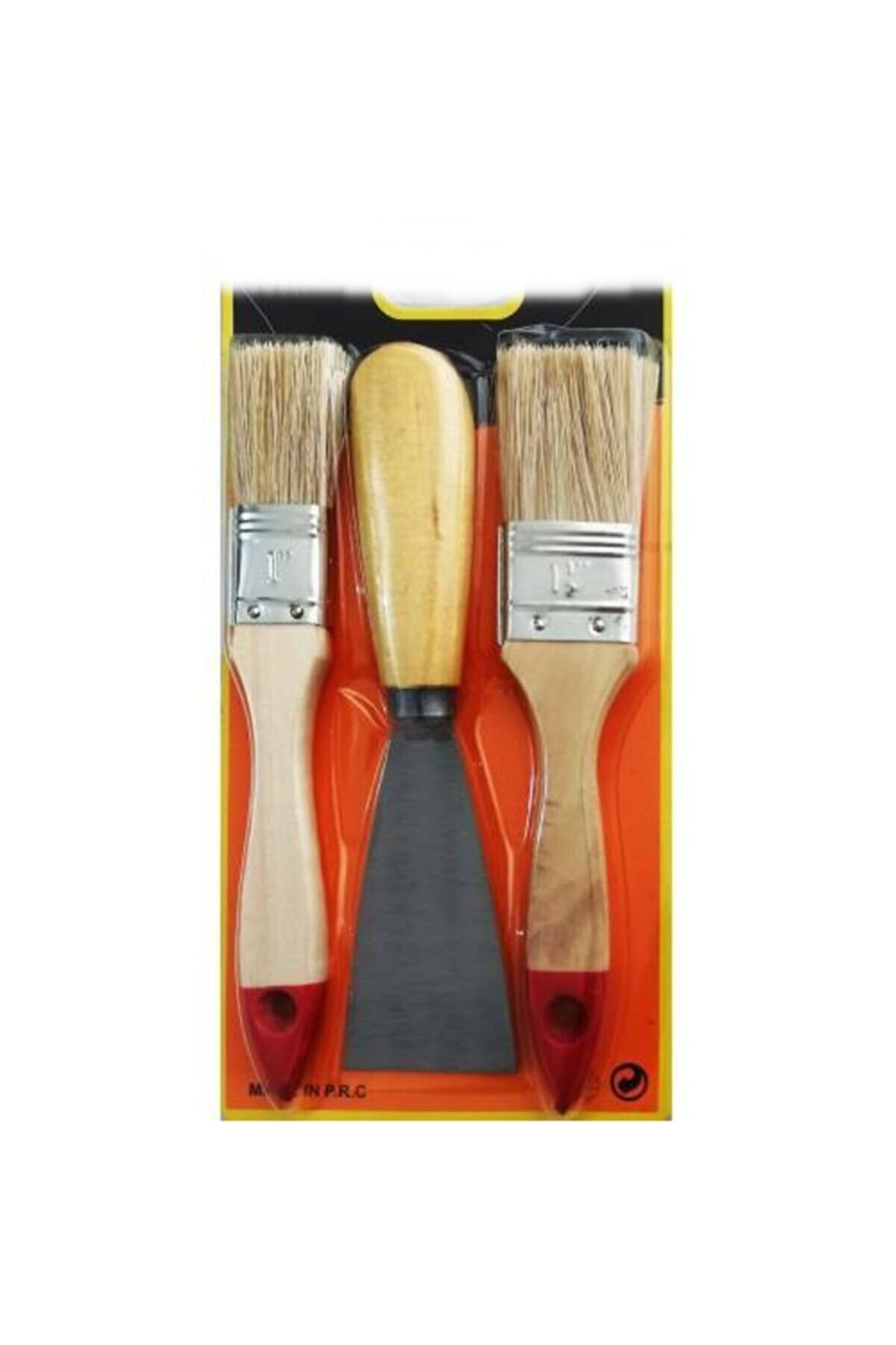 Boya Kestirme Fırça- Spatula Seti 3lü (4887)