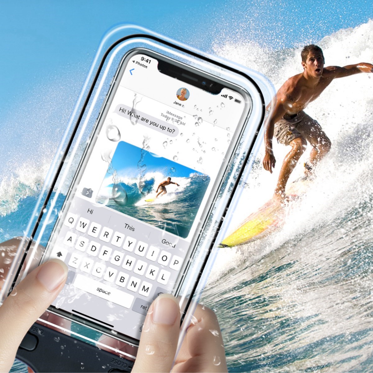 Bisiklete Takılan Su ve Yağmur Gerirmez Telefon Kılıfı Universal (4887)