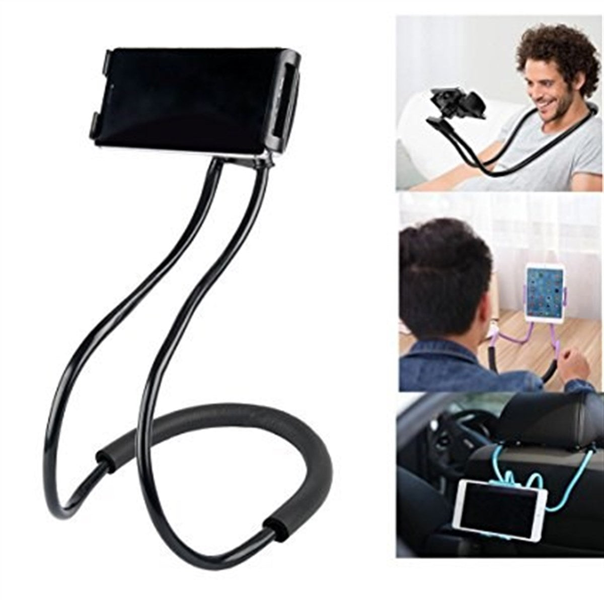 Boyuna Asılan Ergonomik 360 Derece Cep Telefonu Tutucu Stand (4887)