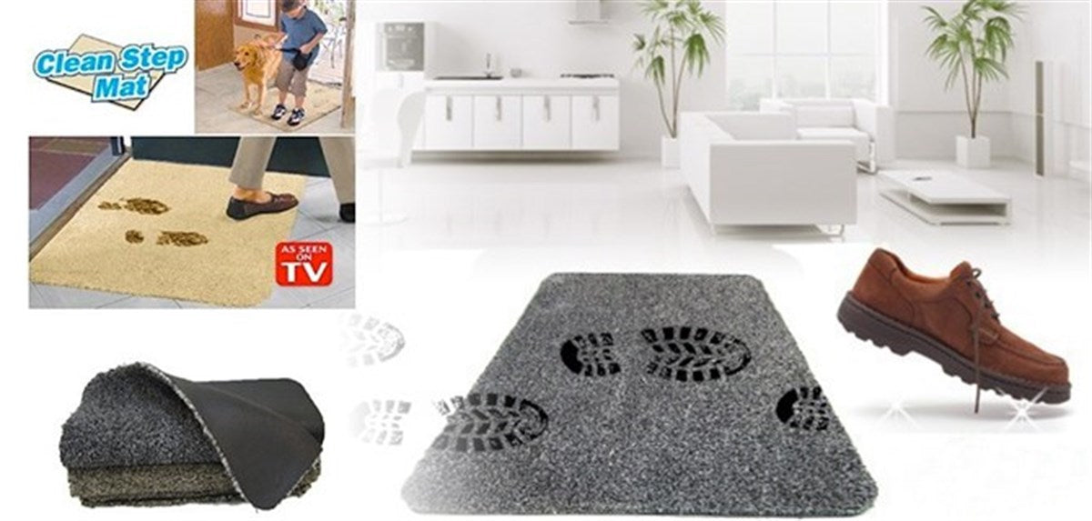 Çamaşır Makinesinde Yıkanabilir Kir Toz Emici Mikrofiberli Paspas (4887)