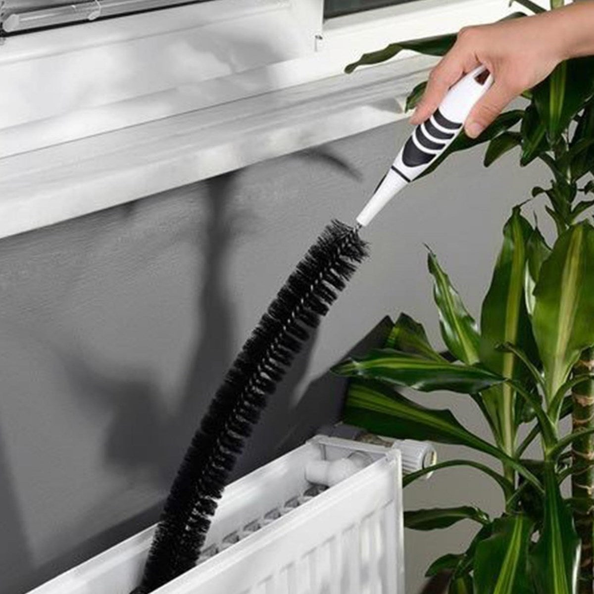 Ergonomik Pratik Kolay Kalorifer Peteği Temizleme Fırçası Aleti (4887)