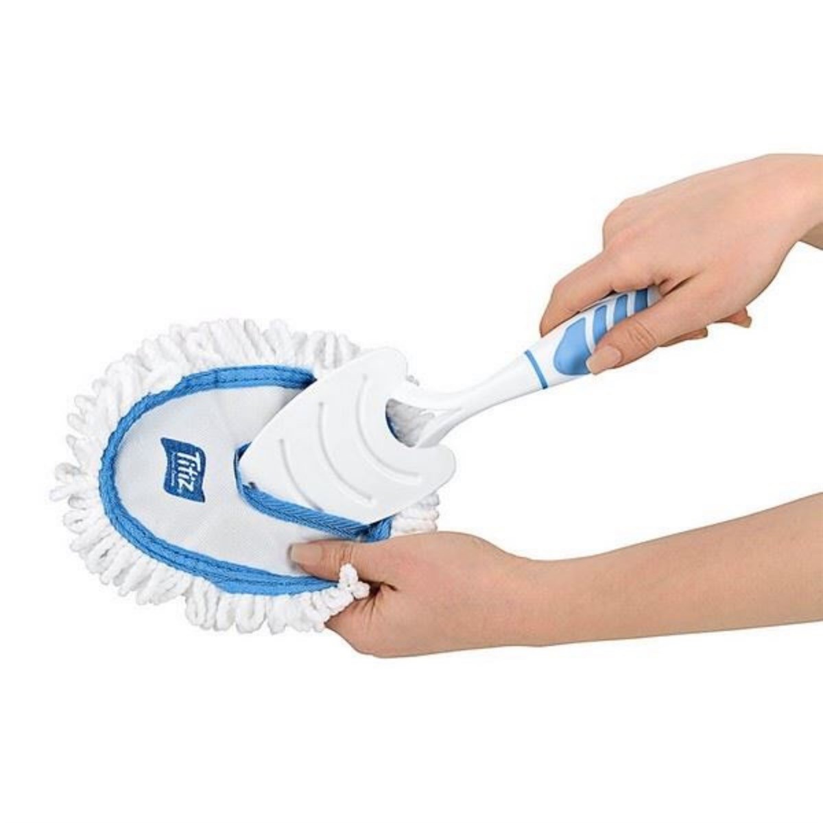 Mikrofiber Duster Toz Leke Kir Alıcı Temizleyici Tutacaklı Temizlik Bezi Aparatı Malzemesi (4887)