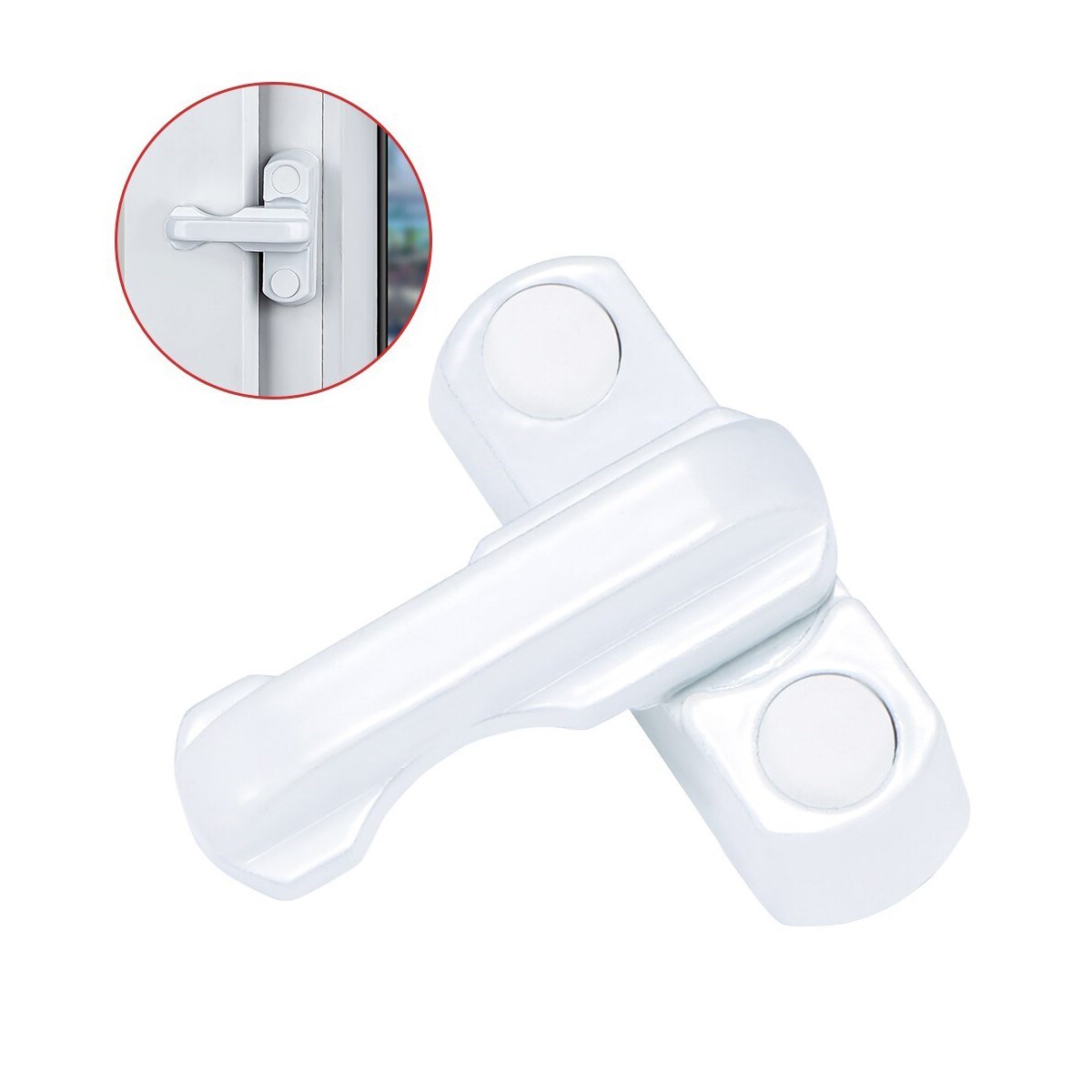 PVC Pimapen Pencere Cam Balkon Kapısı Güvenli Emniyet Kilidi (4887)