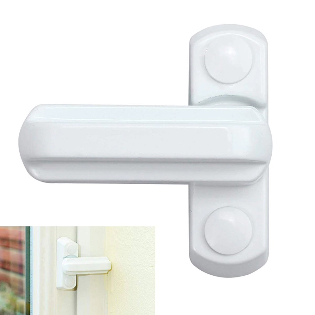 PVC Pimapen Pencere Cam Balkon Kapısı Güvenli Emniyet Kilidi (4887)