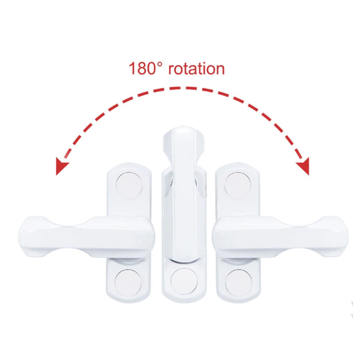 PVC Pimapen Pencere Cam Balkon Kapısı Güvenli Emniyet Kilidi (4887)