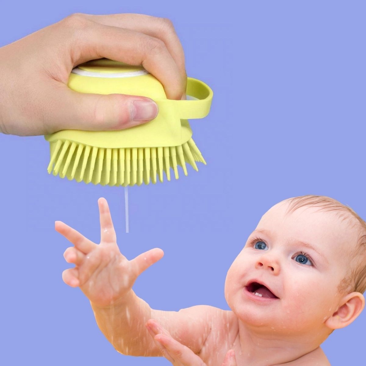 Yumuşak Silikon Malzemeli Esnek Jel Hazneli Masaj Fonksiyonlu Etkili Banyo Duş Kese Lifi (4887)