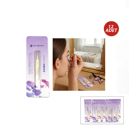 12 ADET SARI CIMBIZ (4887)