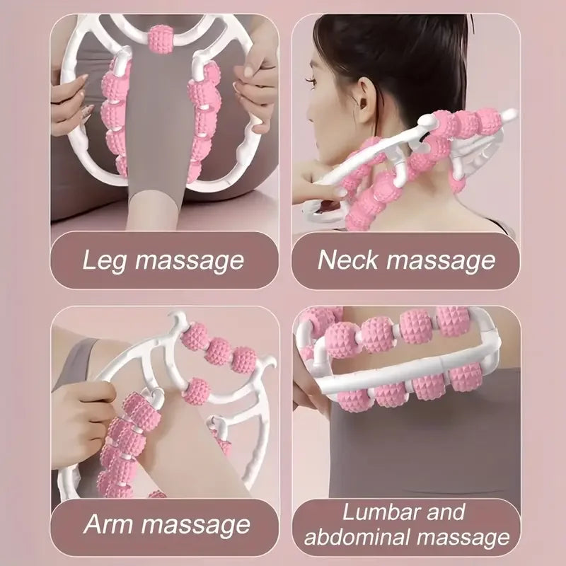 15 Tekerlekli Bacak Boyun Kol Masaj Aleti (4887)