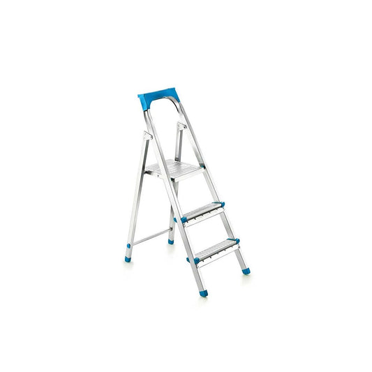 2+1BASAMAKLI METAL MERDİVEN Y: 60CM - 120KG.TAŞIMA KAPASİTESİ (4887)