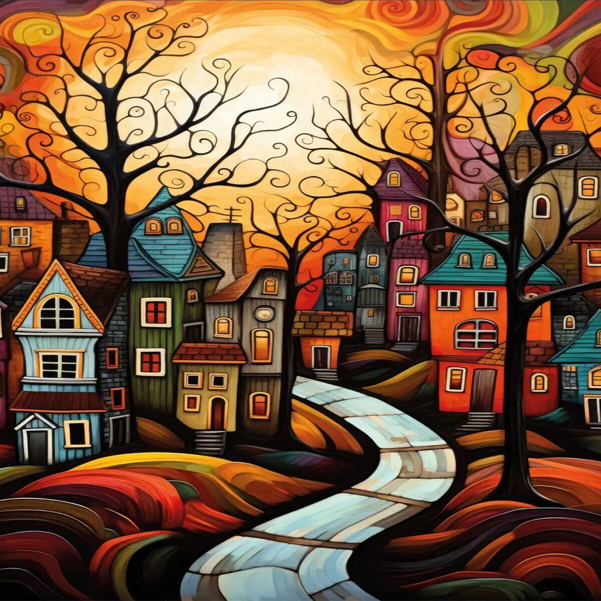 20076 PUZZLE 500 HOUSES