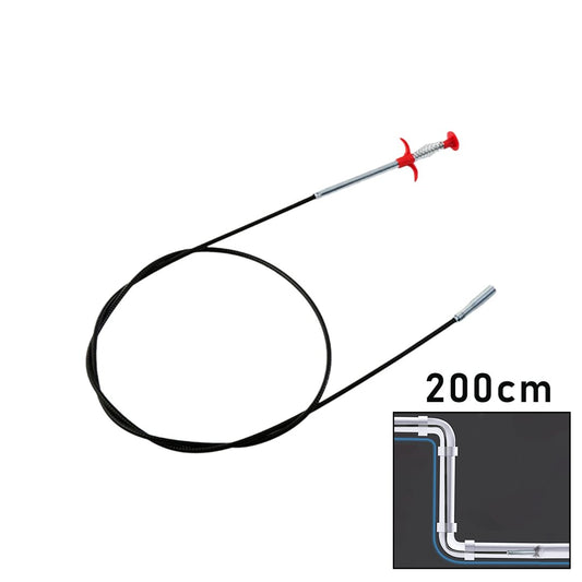 200CM YAYLI - KISKAÇ LAVABO - GİDER VB.TEMİZLEME - ÇOK AMAÇLI ÇUBUK (4887)